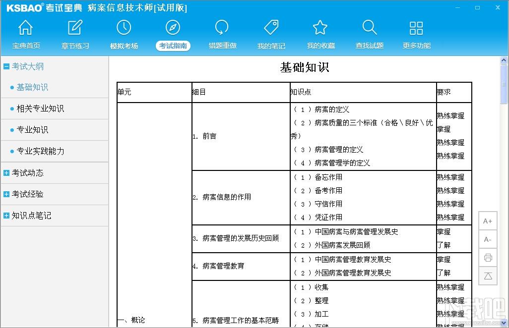 2016版病案信息技术师考试宝典,病案信息技考试宝典,考试宝典