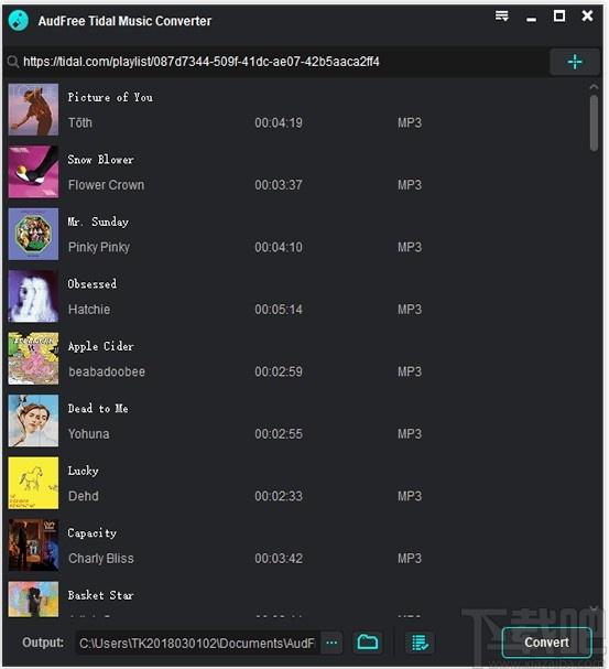 AudFree Tidal Music Converter下载,音乐转换器,音频转换,格式转换