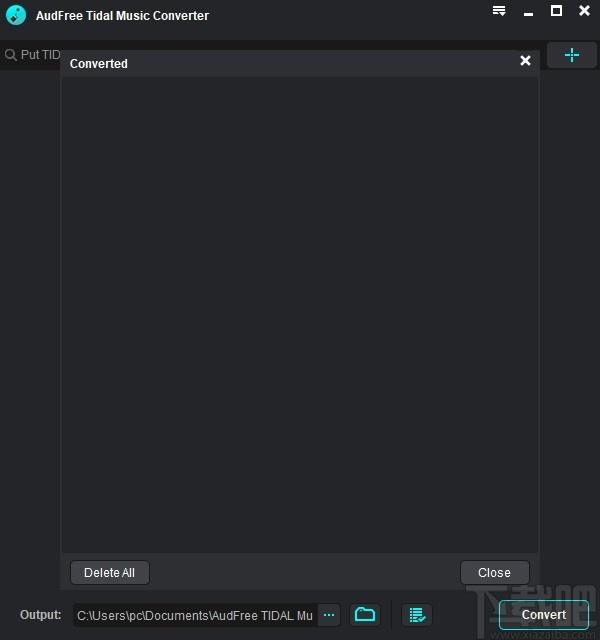AudFree Tidal Music Converter下载,音乐转换器,音频转换,格式转换