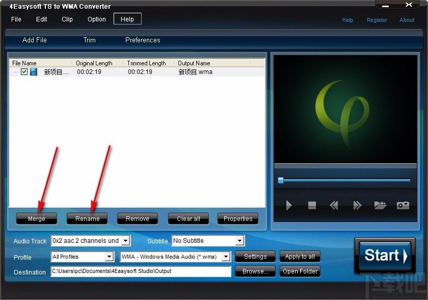 4Easysoft TS to WMA Converter下载,TS转WMA音频转换器