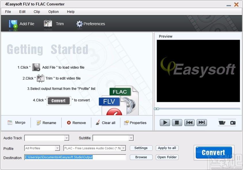 4Easysoft FLV to FLAC Converter下载,FLV转FLAC格式转换器