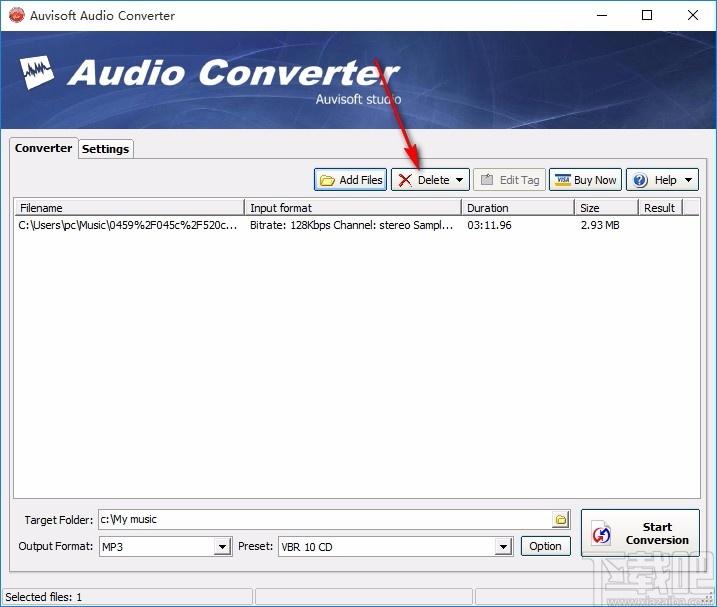 Auvisoft Audio Converter下载,音频文件格式转换器
