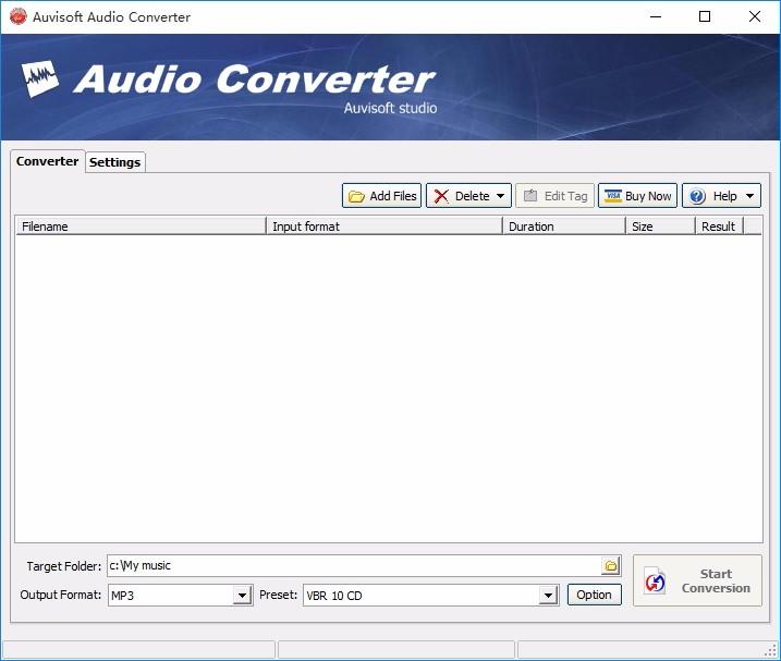 Auvisoft Audio Converter下载,音频文件格式转换器